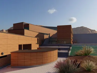 LABORATORY BUILDING 3DMODEL 3D model