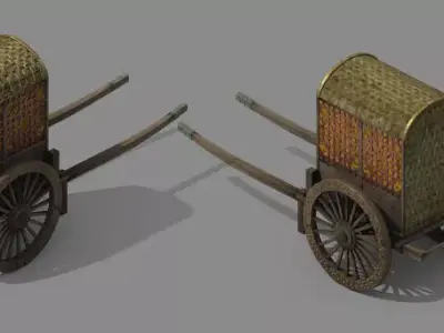 Game Official - Transport - Carriage 01 3D model