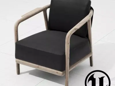 Flexform Crono Chair UE4 3D model