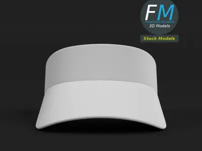 Tennis hat 3D model