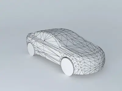 NEG car  template Free 3D model