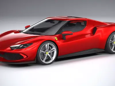 Ferrari 296 GTB 2022 3D model