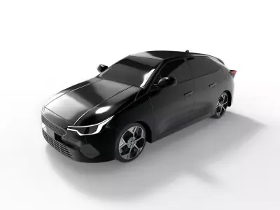 Hatchback Car 3D model
