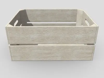 CC0 - Crate 4 wooden Free low-poly 3D model