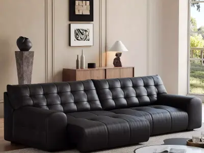 Parisian interior scene 3D model