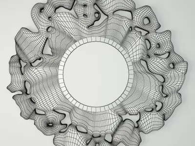 Cartwright Mirror by Arteriors 3D model