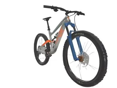 Cycling Mountain Bike 3D Model 3D model