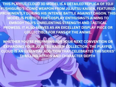 Jujutsu Kaisen - Playful Cloud 3D print model
