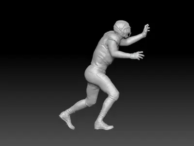 nfl runner tackle 3D print model