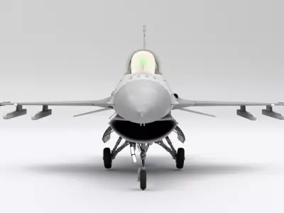F-16 Fighting Falcon Low-poly 3D model buy