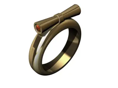 Graduation diploma ring 3D print model