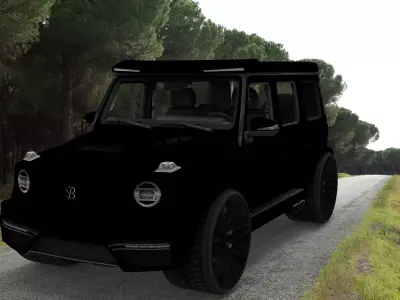  Brabus G-Class Custom Matte Black Edition 3D model