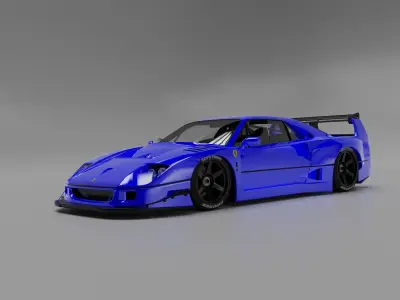F40 Liberty Walk 3D model