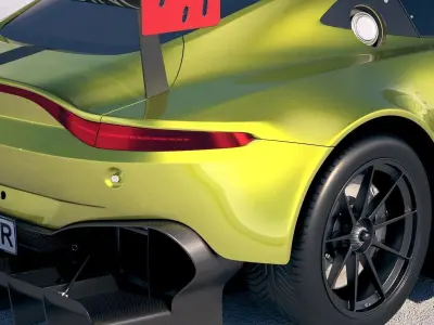 Aston Martin Vantage GTE Racecar  3D model