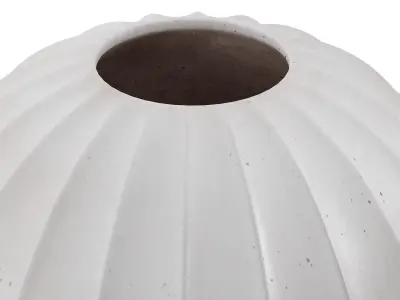 Warren White Stoneware Floor Vase 3D model