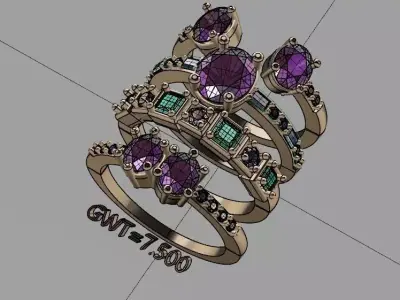 Fashion RING 3D model