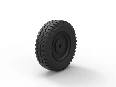 Offroad wheel 31 3D print model