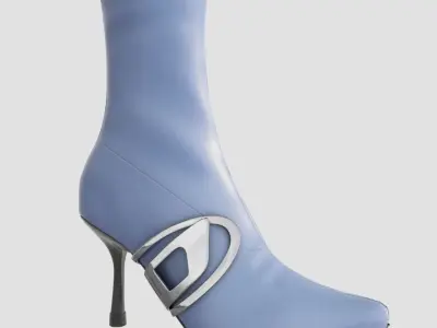 Diesel Stiletto boots  - 3D Model Low-poly 3D model