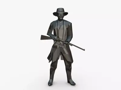 cowboy 3D print model