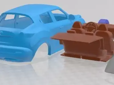 Nissan Juke 2011 Printable Car  3D print model