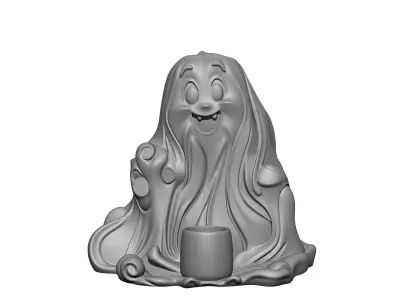 Halloween ghost 3D print model