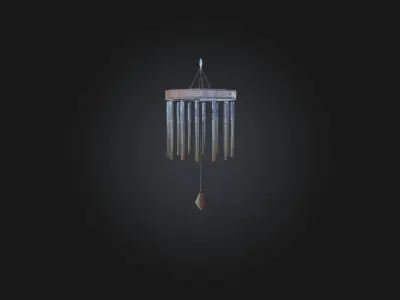 Wind Chime 3D model