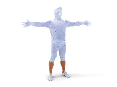 Casual Male Character Model Pack for Realistic Rendering Low-poly 3D model