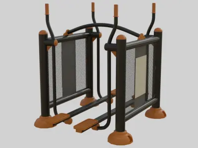 Playground Sport Equipment - 03 Low-poly 3D model