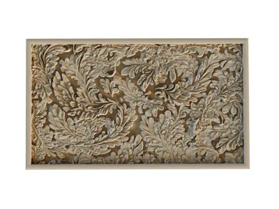 modern panel wall decor set relief stl mural CNC 306 3D model