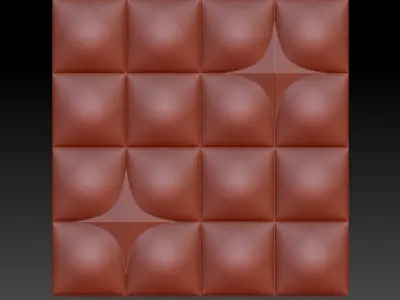 3D WALLPANEL 600MM x 600MM 3D model