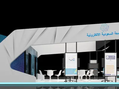 booth exhibition  3D model