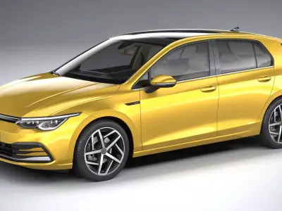 Volkswagen Golf 2020 3D model