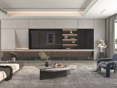 Living Room Scene 12 3D model