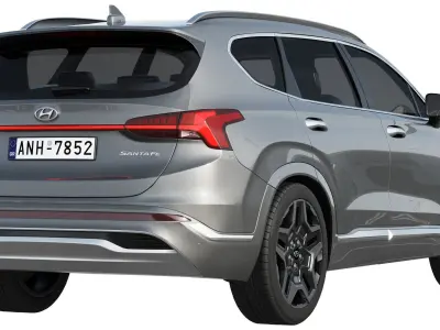 Hyundai Santa Fe 2021 3D model
