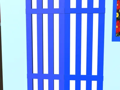 Stylized High-Poly Rooftop House - Detailed 3D Model Low-poly 3D model