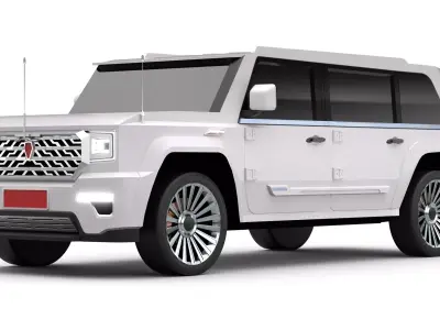 Maung Garuda Low-poly 3D model