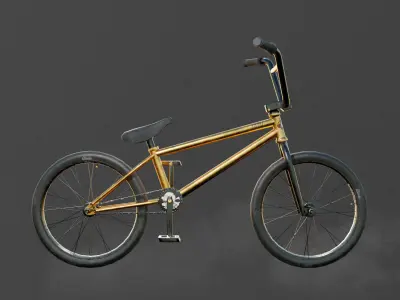 Bicycle - BMX Low-poly 3D model