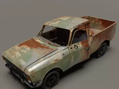 old car1 3D model