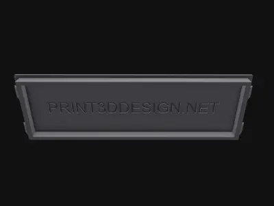 E36 DASH CLOCK DELETE PANEL 3D print model