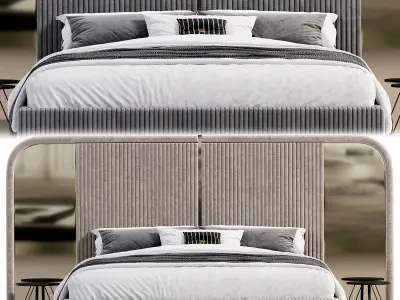 Olivya Luks Bed by Evgor luxury 3D model