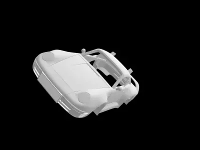 Porsche 959 Rally 3D print model