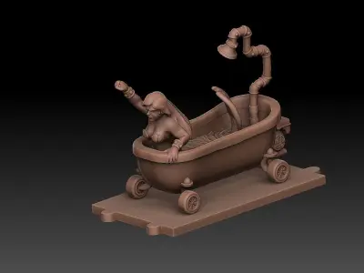 Aquimara TUSSLE FOR VICTORY 3D print model