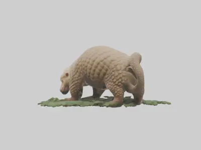Chinese Pangolin foraging model 3D model