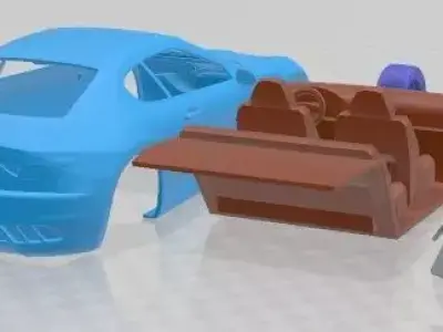 Maserati Gran Turismo MC Stradale 2012 Printable Car  3D print model