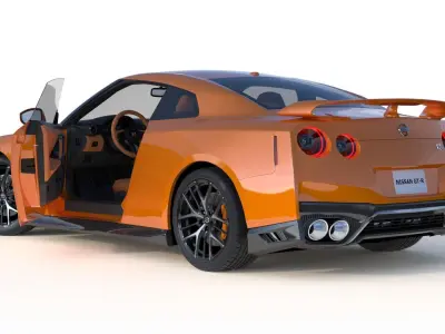 Nissan GTR 2017 3D Model 3D model