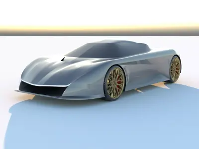 Alpha A99R Jug P9 Low-poly 3D model