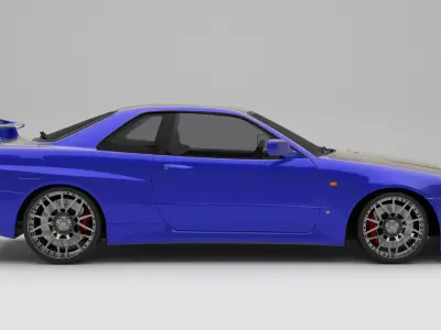 Nissan GTR R34 3D model