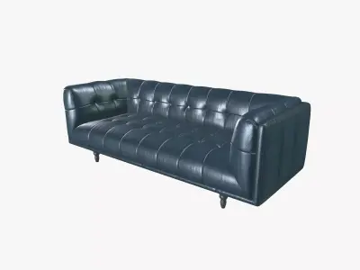 Leather sofa 3D model