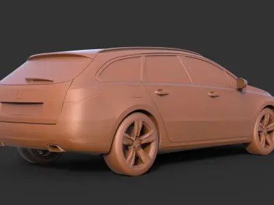 PEUGEOT 508 SW 3D print model