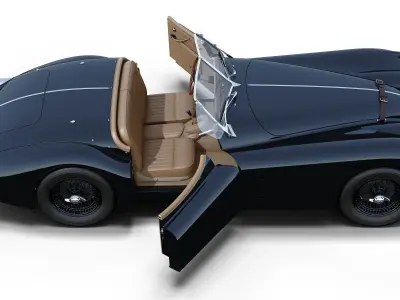 Jaguar XK140 OTS 3D model